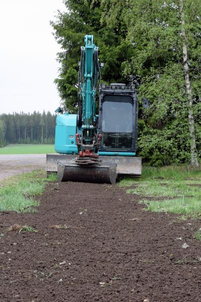 Backhoe Grading in Jeffersonville