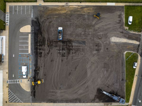 Parking Lot Excavation in Jeffersonville